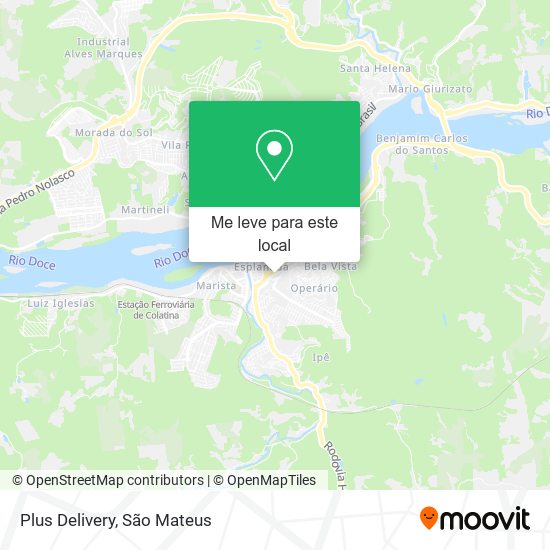 Plus Delivery mapa