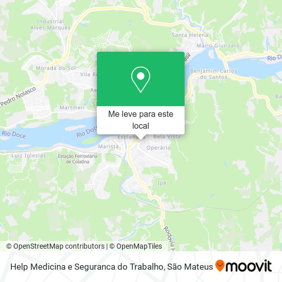 Help Medicina e Seguranca do Trabalho mapa