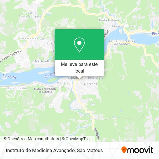 Instítuto de Medicina Avançado mapa