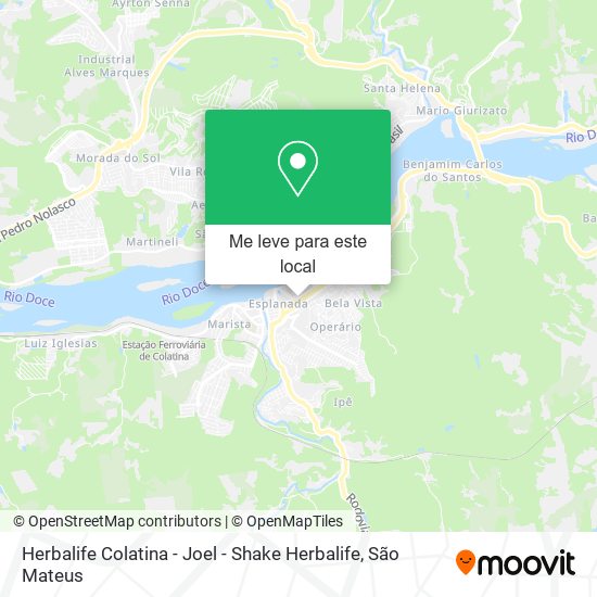 Herbalife Colatina - Joel - Shake Herbalife mapa