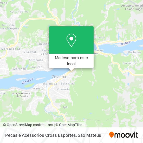 Pecas e Acessorios Cross Esportes mapa