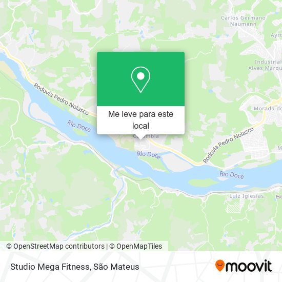 Studio Mega Fitness mapa