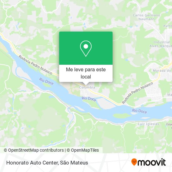 Honorato Auto Center mapa
