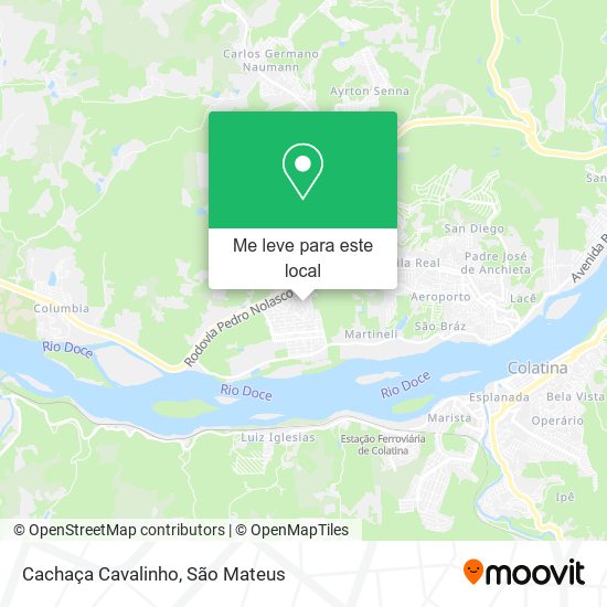 Cachaça Cavalinho mapa