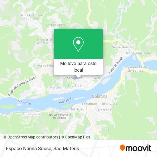 Espaco Nanna Sousa mapa