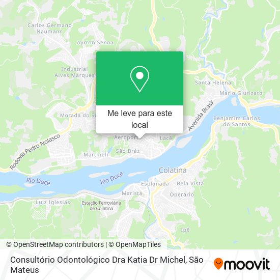 Consultório Odontológico Dra Katia Dr Michel mapa