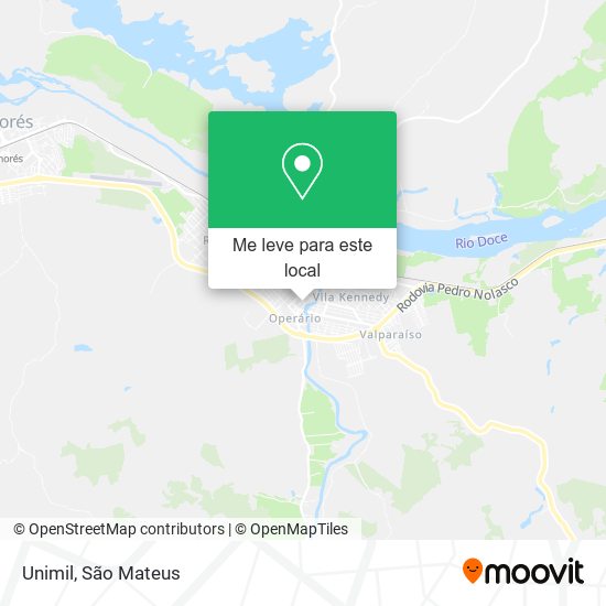 Unimil mapa
