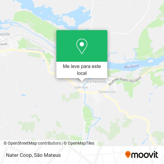 Nater Coop mapa