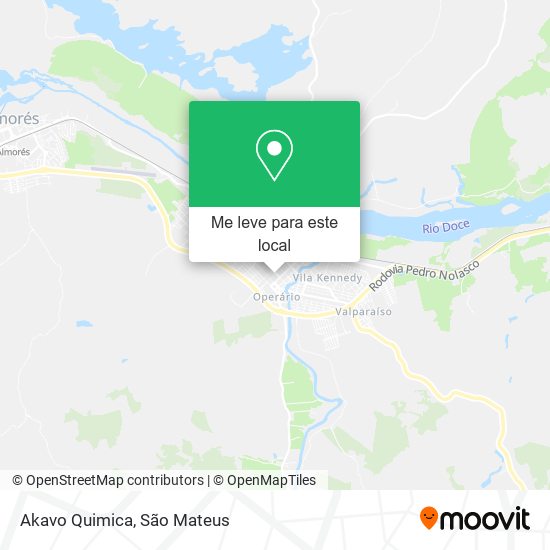 Akavo Quimica mapa