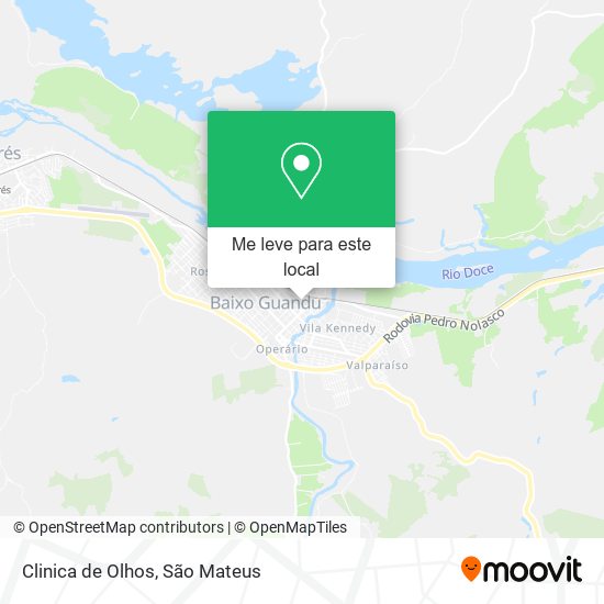 Clinica de Olhos mapa