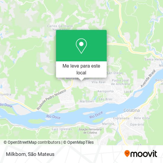 Milkbom mapa