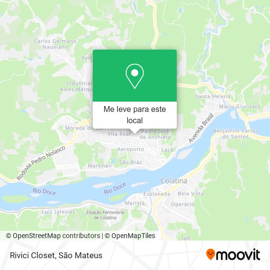 Rivici Closet mapa
