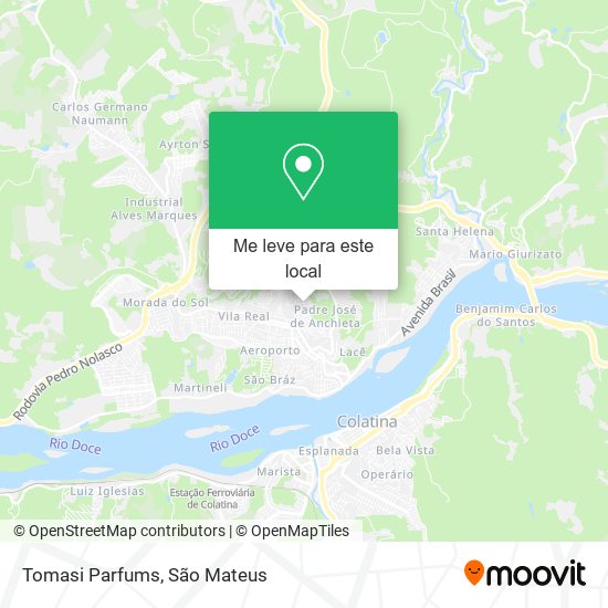 Tomasi Parfums mapa