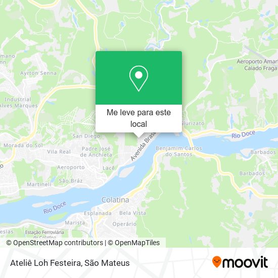 Ateliê Loh Festeira mapa