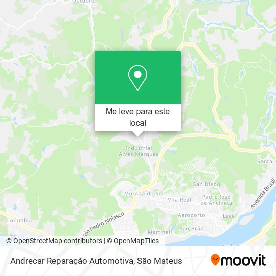 Andrecar Reparação Automotiva mapa