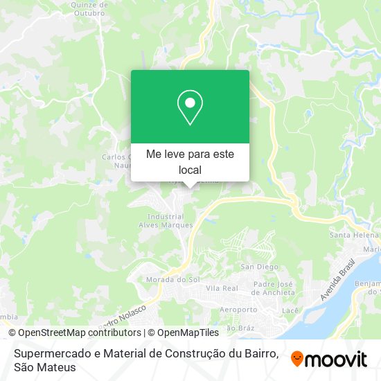 Supermercado e Material de Construção du Bairro mapa