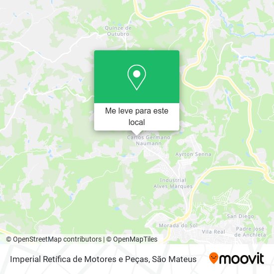 Imperial Retífica de Motores e Peças mapa