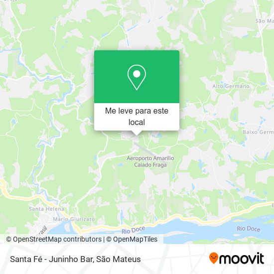 Santa Fé - Juninho Bar mapa