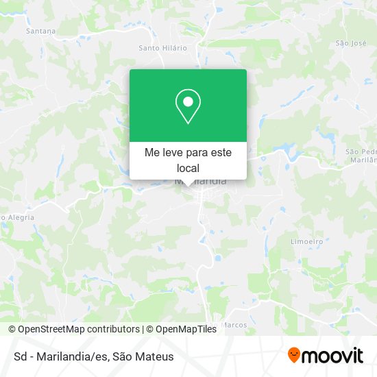 Sd - Marilandia/es mapa