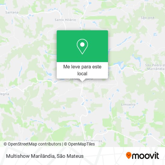 Multishow Marilândia mapa