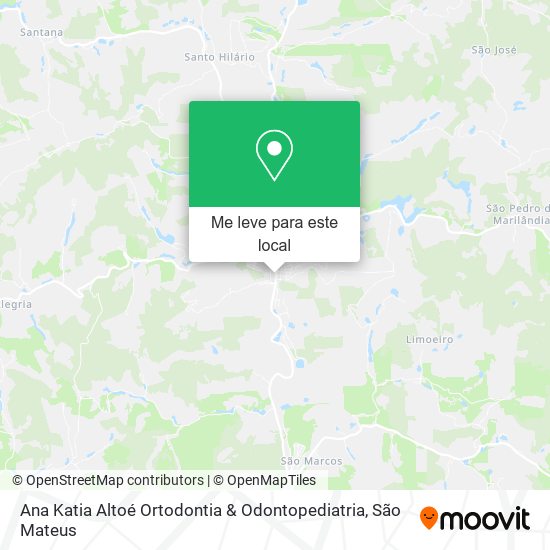 Ana Katia Altoé Ortodontia & Odontopediatria mapa