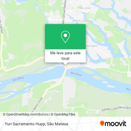 Yuri Sacramento Hupp mapa