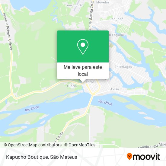 Kapucho Boutique mapa