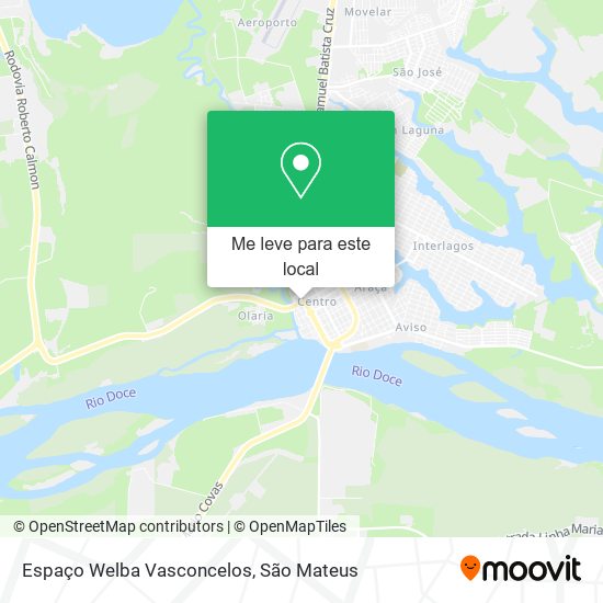 Espaço Welba Vasconcelos mapa