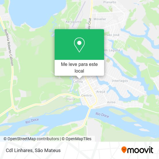 Cdl Linhares mapa