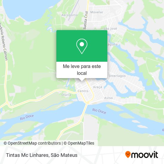 Tintas Mc Linhares mapa