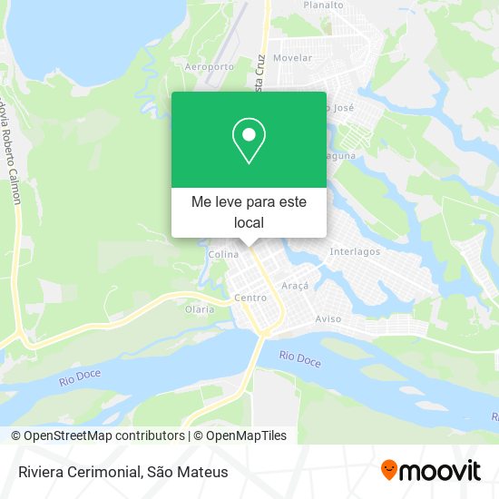 Riviera Cerimonial mapa