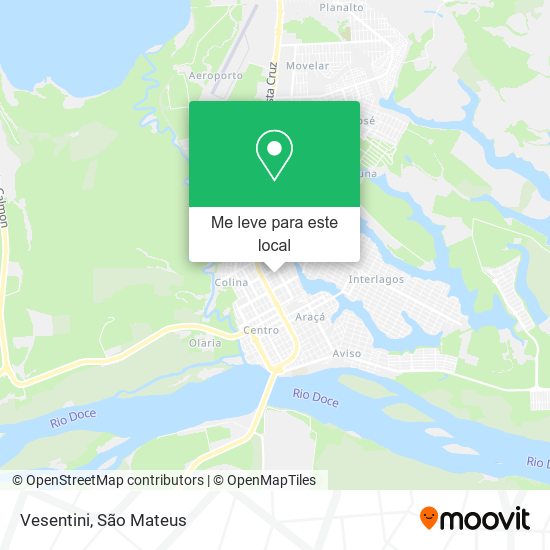 Vesentini mapa