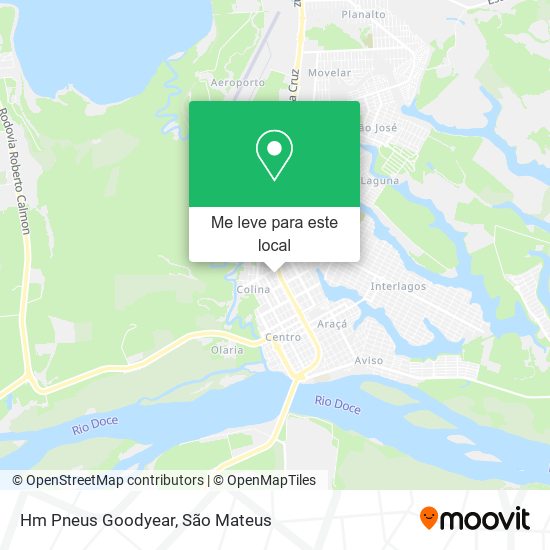 Hm Pneus Goodyear mapa