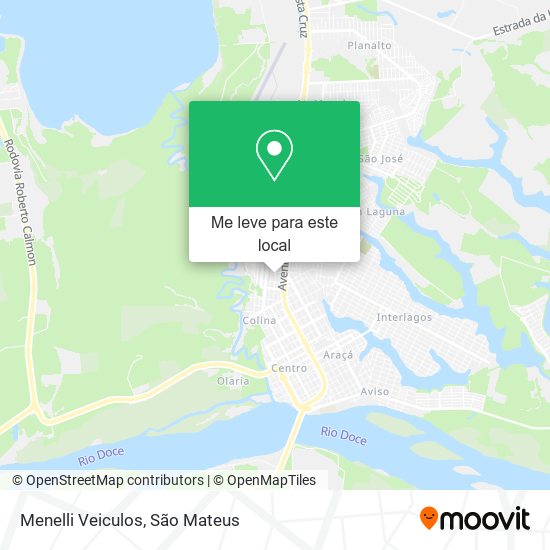 Menelli Veiculos mapa