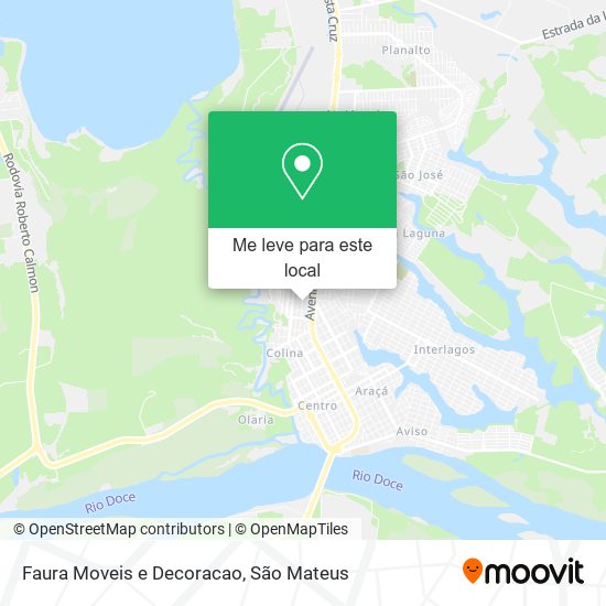 Faura Moveis e Decoracao mapa