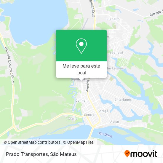 Prado Transportes mapa