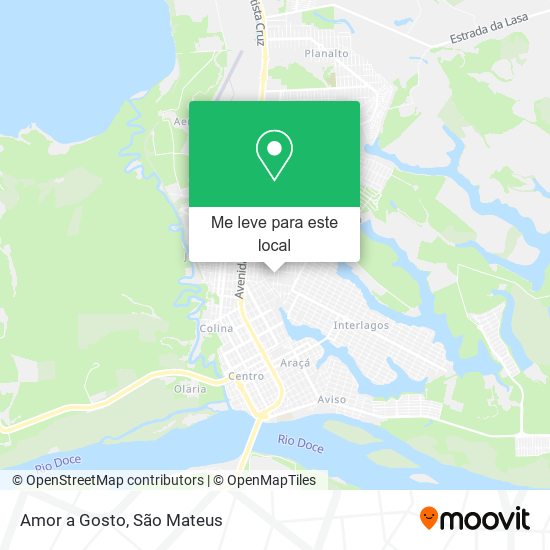 Amor a Gosto mapa