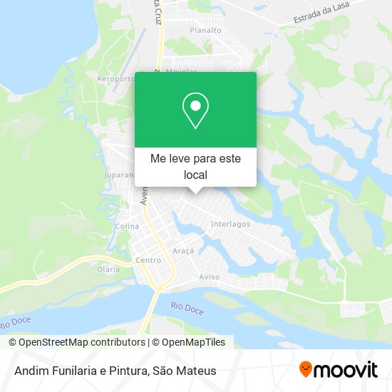 Andim Funilaria e Pintura mapa