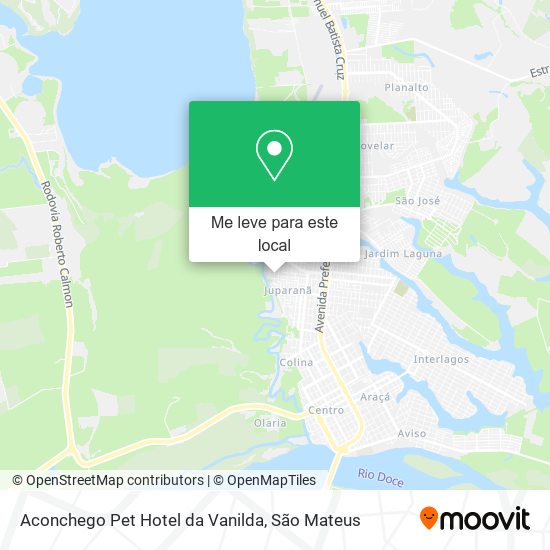 Aconchego Pet Hotel da Vanilda mapa