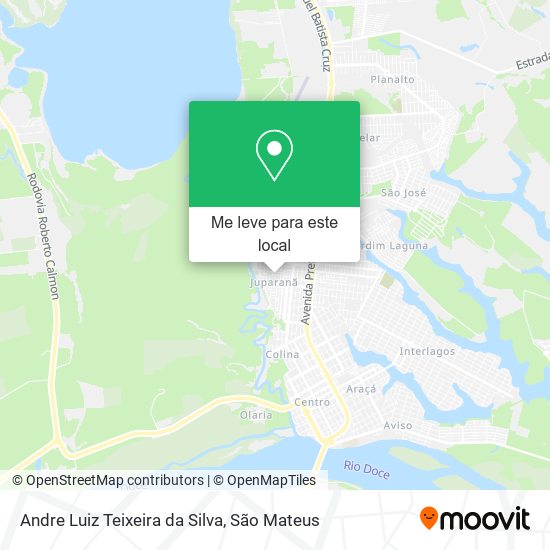 Andre Luiz Teixeira da Silva mapa