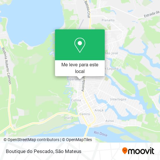 Boutique do Pescado mapa