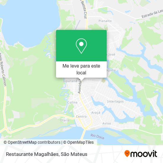 Restaurante Magalhães mapa