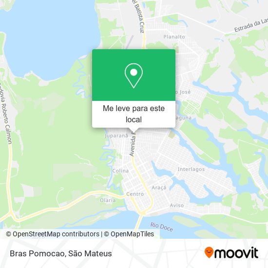 Bras Pomocao mapa