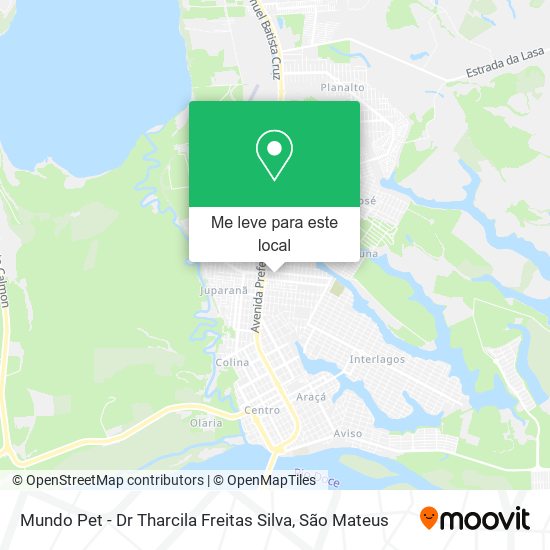 Mundo Pet - Dr Tharcila Freitas Silva mapa