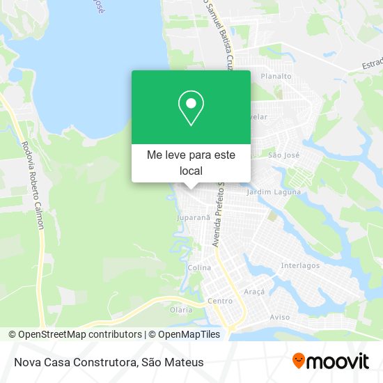 Nova Casa Construtora mapa