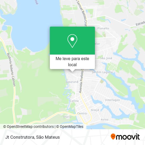 Jt Construtora mapa