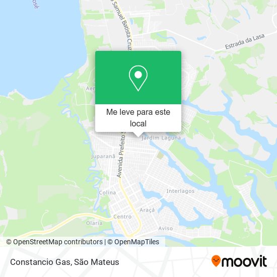 Constancio Gas mapa