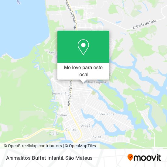 Animalitos Buffet Infantil mapa