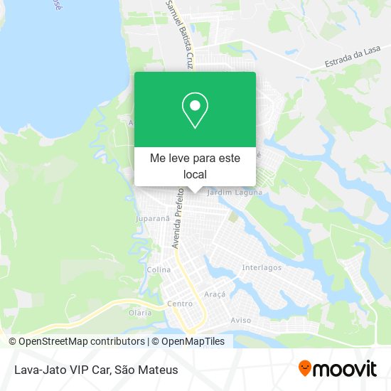 Lava-Jato VIP Car mapa