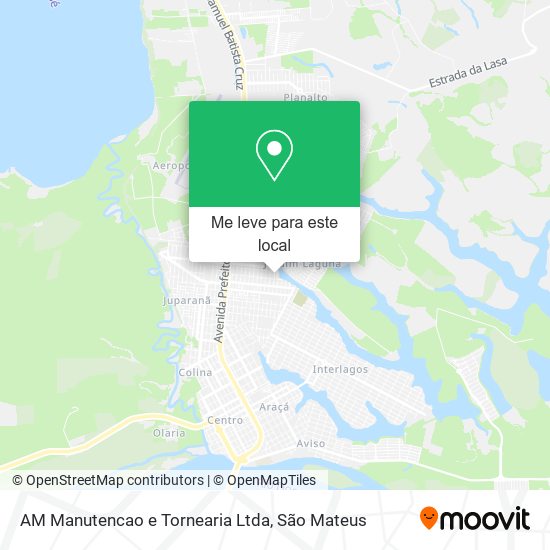 AM Manutencao e Tornearia Ltda mapa
